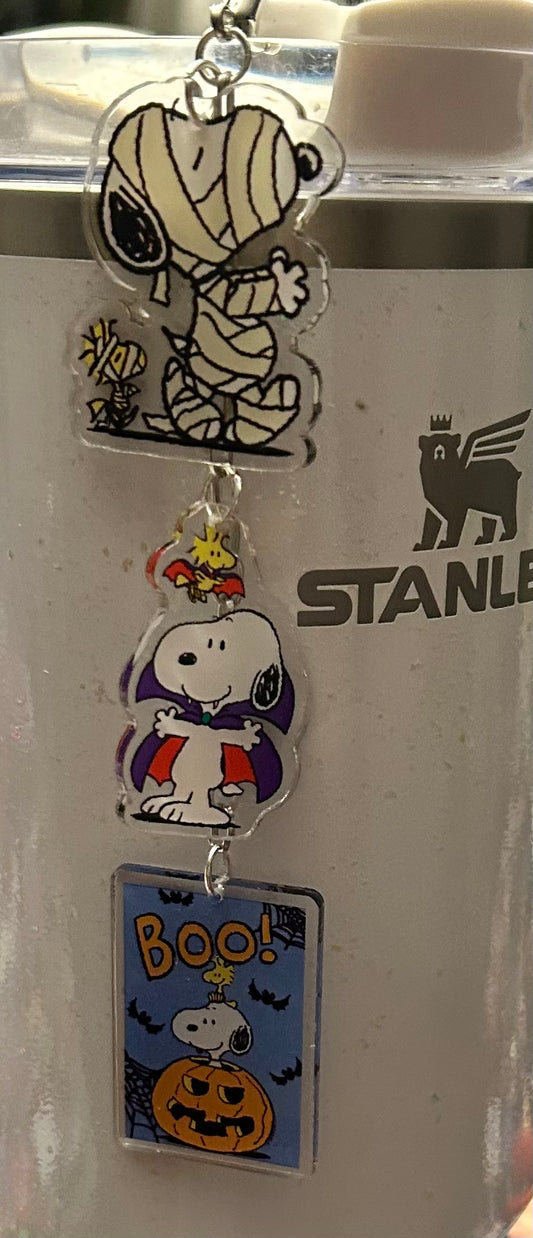 Dog Straw Topper Dangle Charm