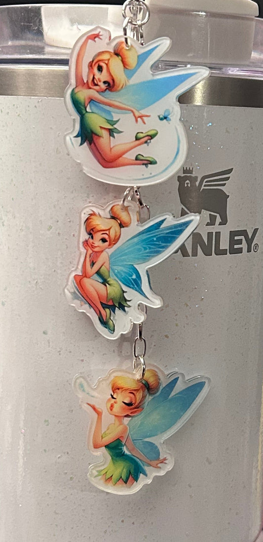 Tink Straw Topper Dangle Charm