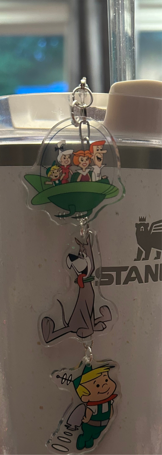 Jetson Straw Topper Dangle Charm