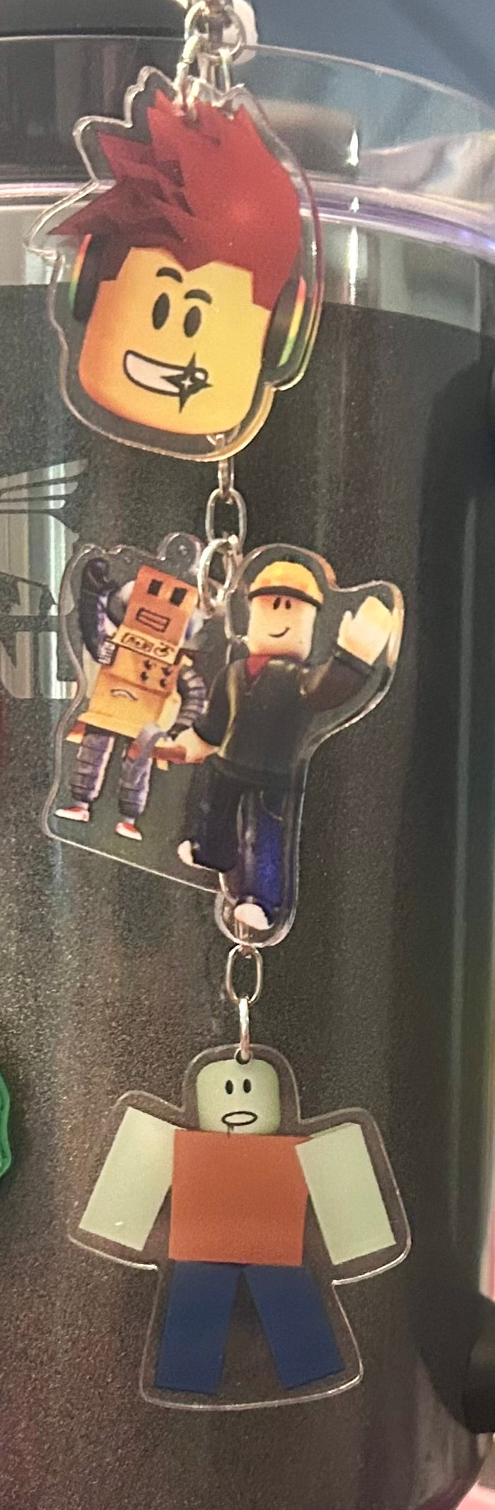 Blox Straw Topper Dangle Charm