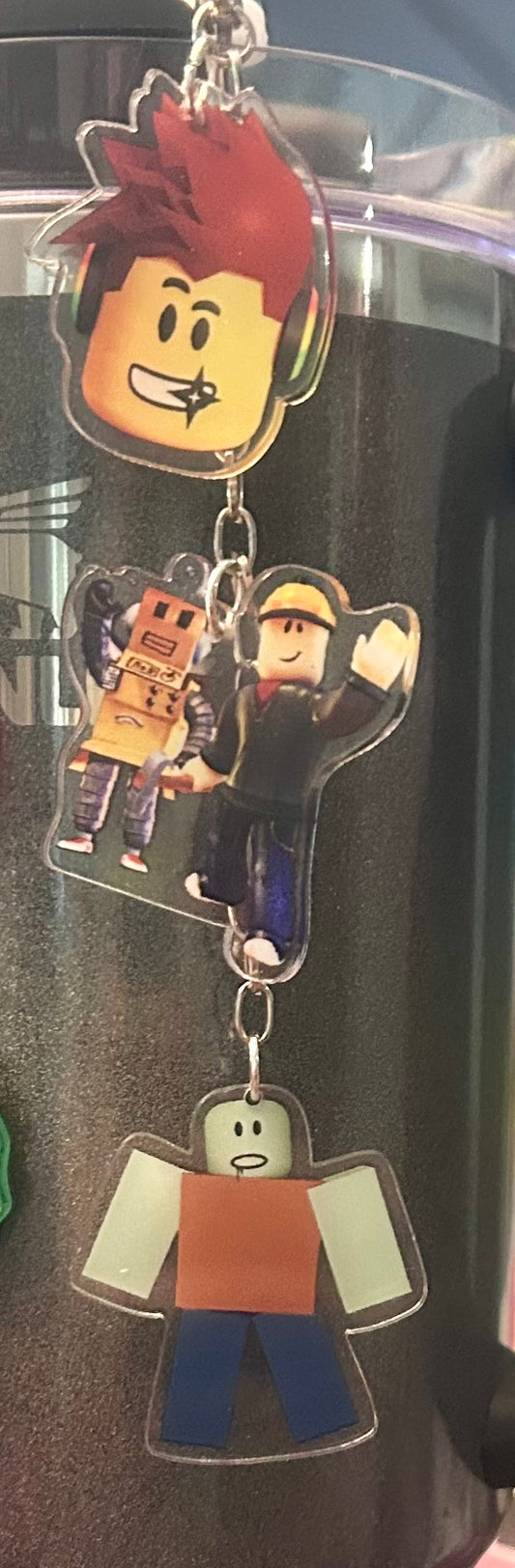 Blox Straw Topper Dangle Charm