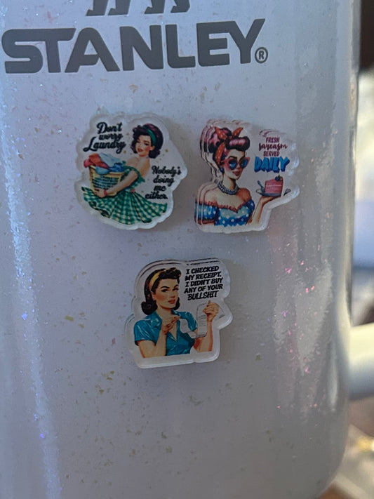 Funny Housewife Set of 3 Magnets