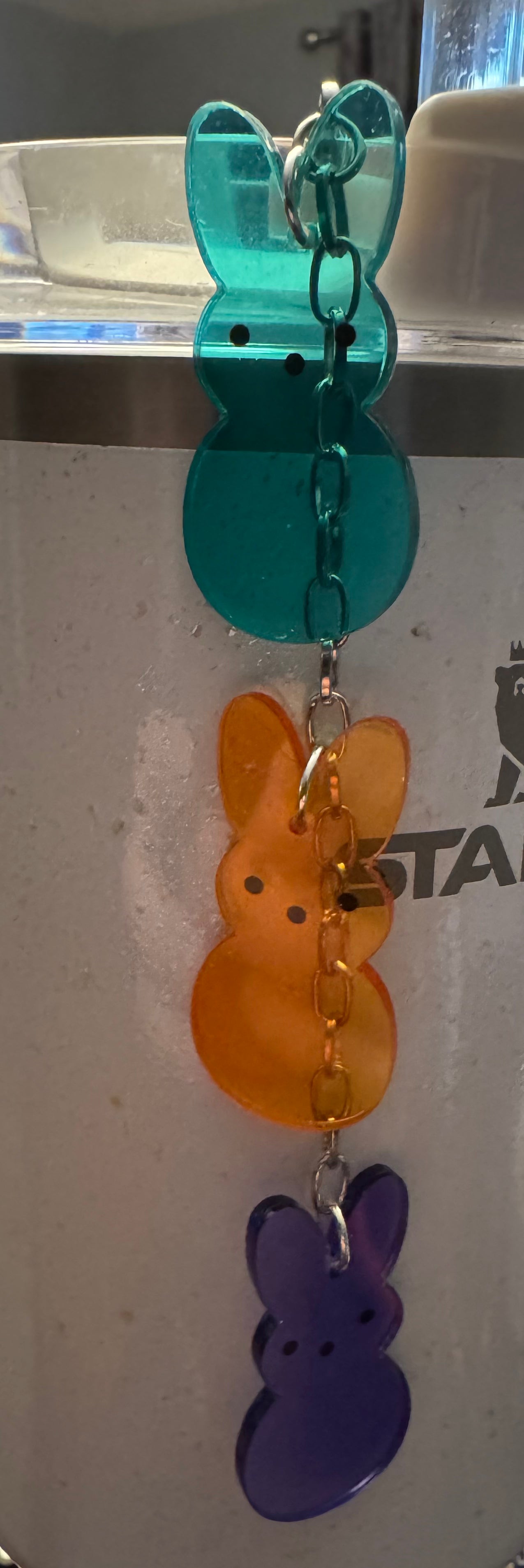 Easter Straw Topper Dangle Charm