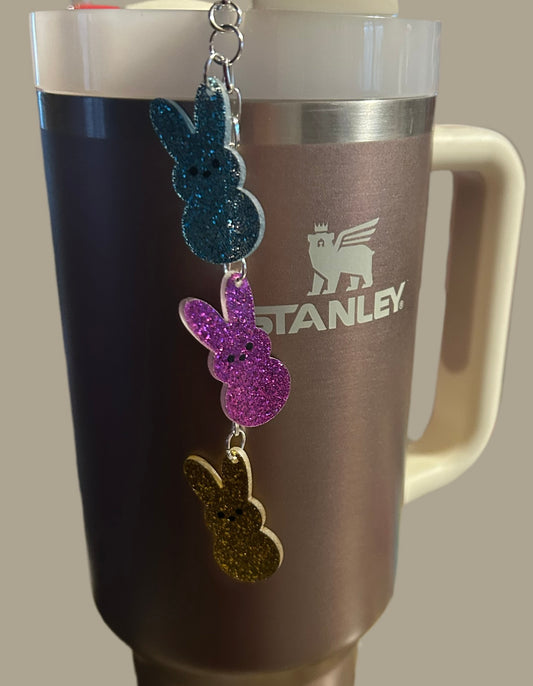 Bunny Straw Dangle
