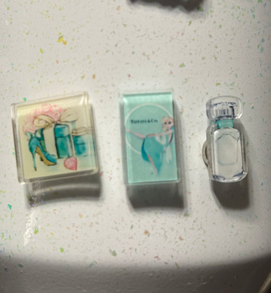 Tiffany Inspired Set of 3 Magnets