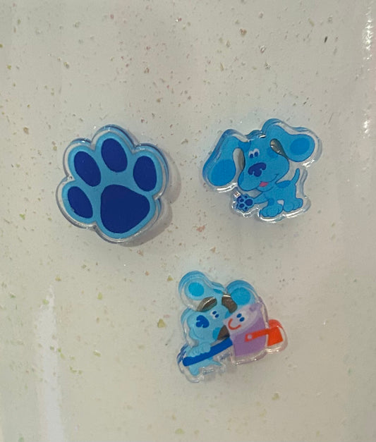 Blue Inspired Set of 3 Magnets
