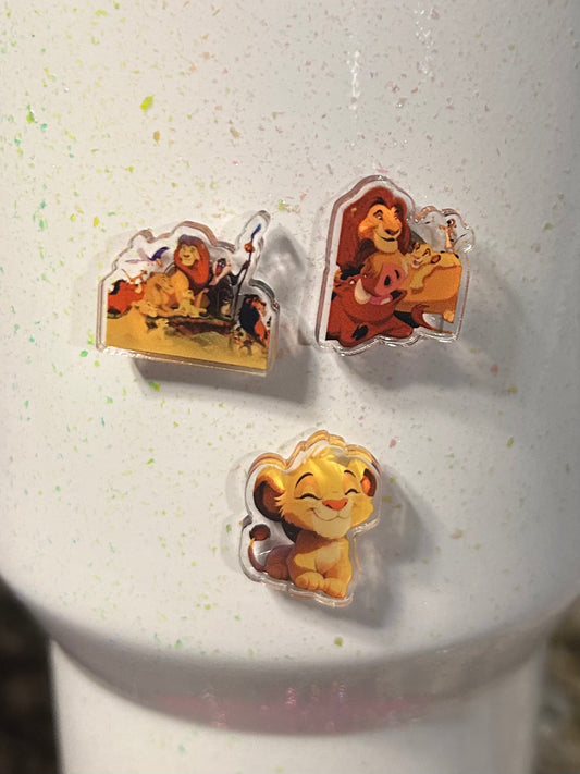 Lion Inspired Set of 3 Magnets