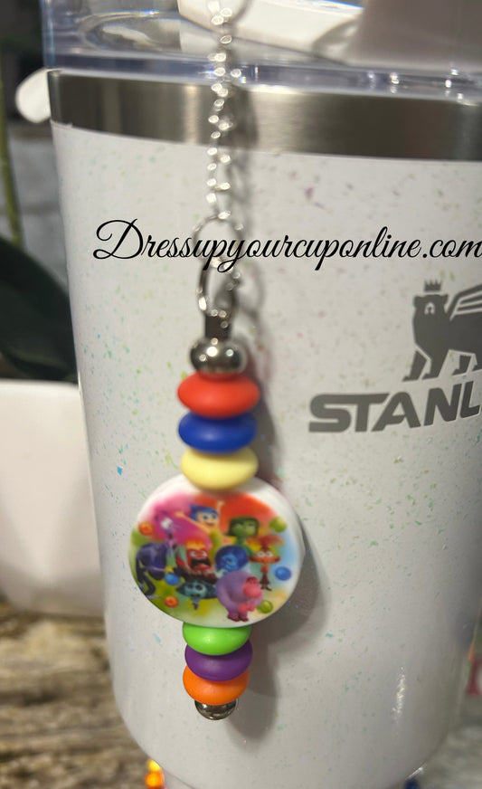 Emotions Straw Topper Charm