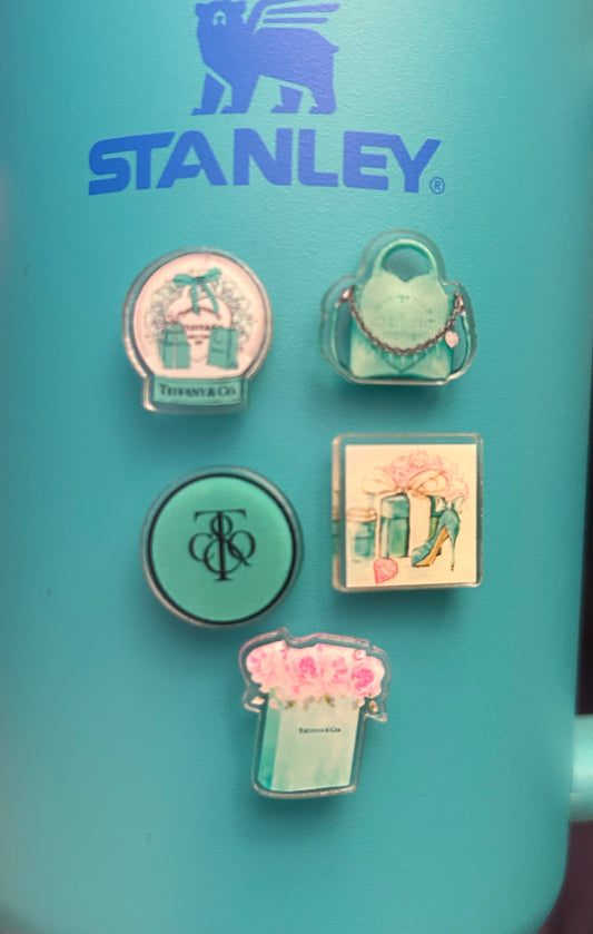 Tiff Inspired Set of 5 Magnets