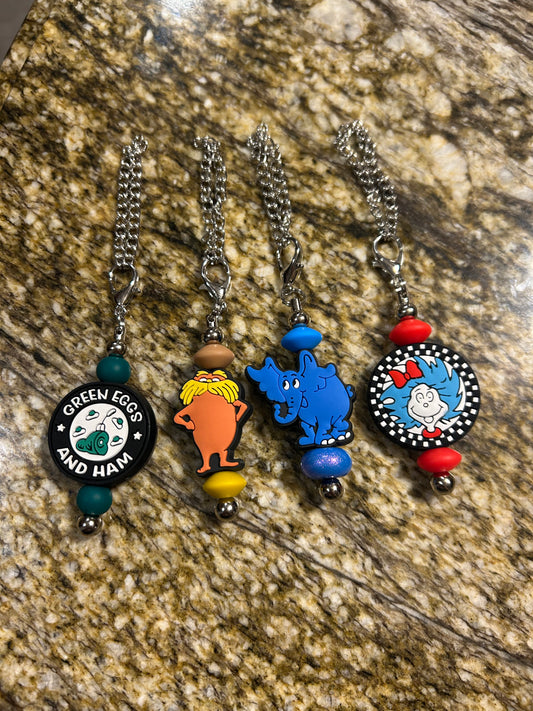 Suess Inspired Handle Charm