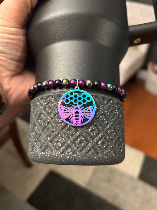 Chroma Bee Stanley Cup Bracelet Boot Topper